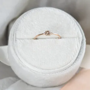 Minimalist diamond ring LARA Thumbnail