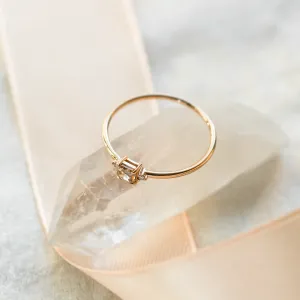 Minimalist diamond ring LARA Thumbnail