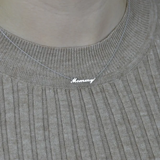 Stříbrný náhrdelník mommy ROSY Image