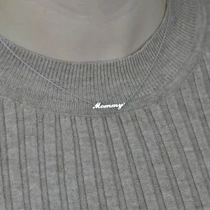 Stříbrný náhrdelník mommy ROSY Thumbnail