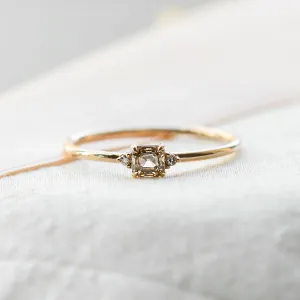 Minimalist diamond ring LARA