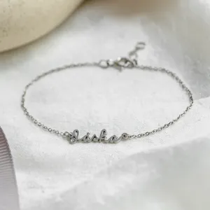 Zlatý náramek s diamantem a nápisem Láska TRISH Thumbnail