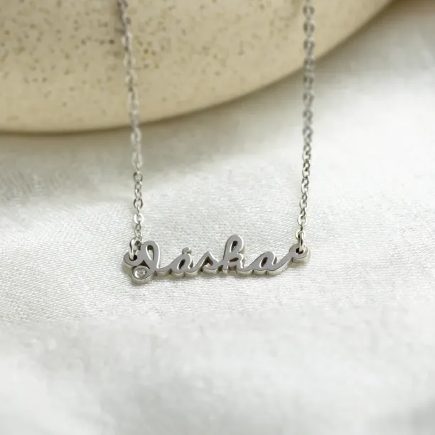 Zlatý náramek s diamantem a nápisem Láska TRISH Image