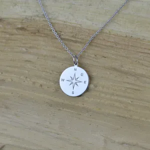 Stříbrný přívěsek s kompasem a diamantem MAP Thumbnail