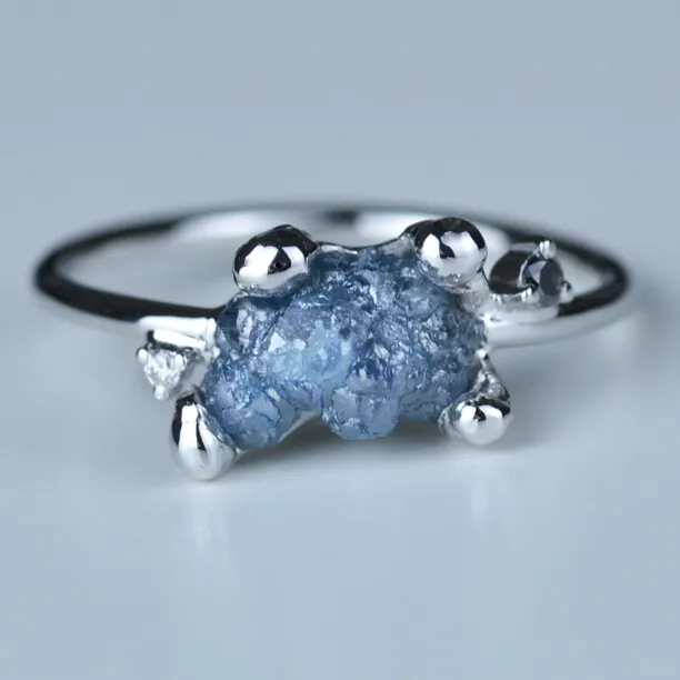 Prsten z zlata se surovým diamantem TRACY Image