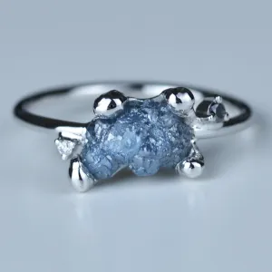 Prsten z zlata se surovým diamantem TRACY Thumbnail