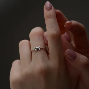 Zlatý prsten s diamantem salt and pepper 0.32ct NANCY Thumbnail