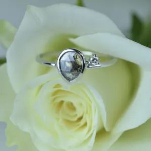 Zlatý prsten s diamantem salt and pepper 0.6ct MICHELLE Thumbnail