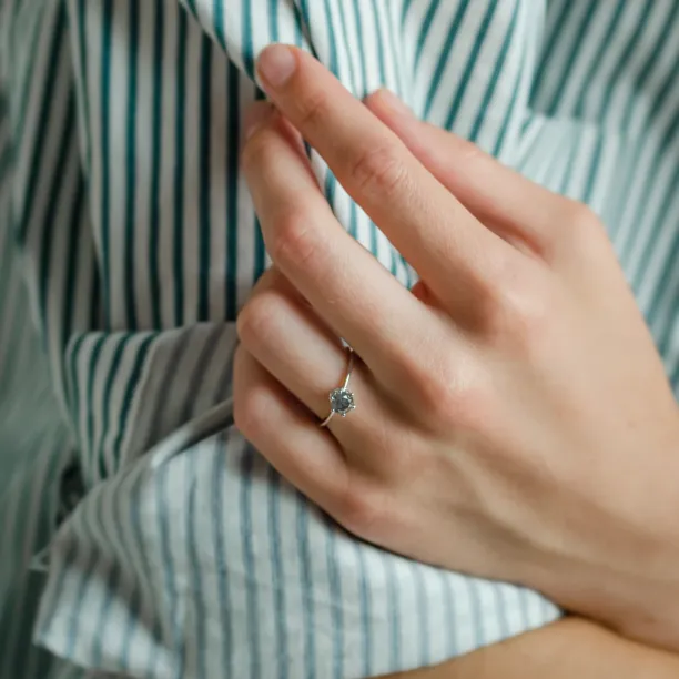 Prsten s diamantem salt and pepper 0.5ct ELLERY Image