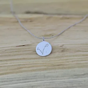 Stříbrný přívěsek se souhvězdím zvěrokruhu a diamantem ZODIAC Thumbnail