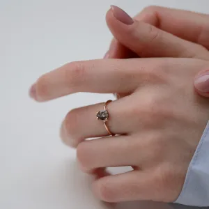 Zlatý prsten s diamantem salt and pepper TERRI Thumbnail