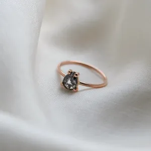 Zlatý prsten s diamantem salt and pepper TERRI Thumbnail