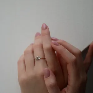 Zlatý prsten s diamantem salt and pepper 0.2ct SABI Thumbnail