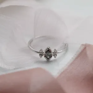 Zlatý prsten s diamantem salt and pepper 0.2ct SABI Thumbnail