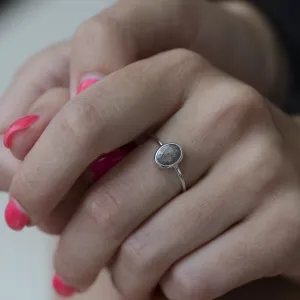 Zlatý prsten s diamantem  salt and pepper BONNIE Thumbnail