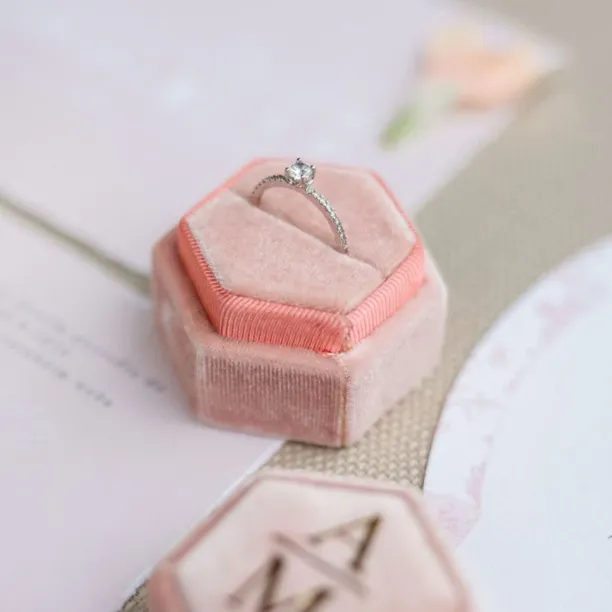 KATVI platinum diamonds engagement ring Image