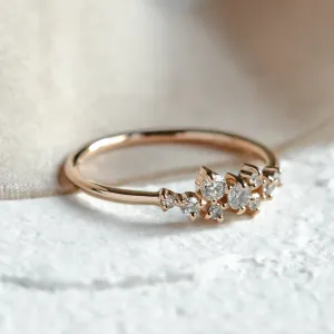 Diamond cluster ring CLARA Thumbnail