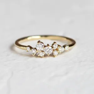 Diamond cluster ring CLARA
