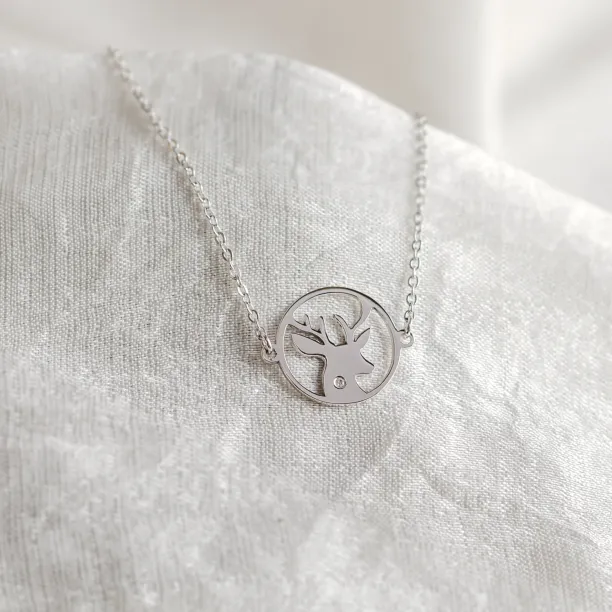 Stříbrný náramek ve tvaru jelena APRIL Image