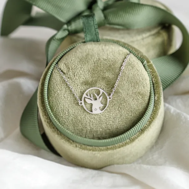 Zlatý náramek ve tvaru jelena APRIL Image