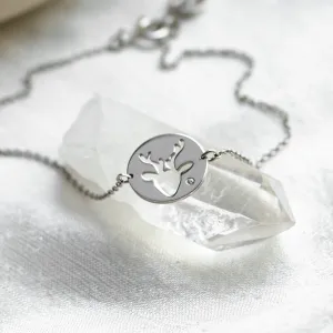 Zlatý náramek s diamantem ve tvaru jelena JILL Thumbnail