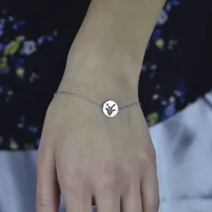 Zlatý náramek s diamantem ve tvaru jelena JILL Thumbnail