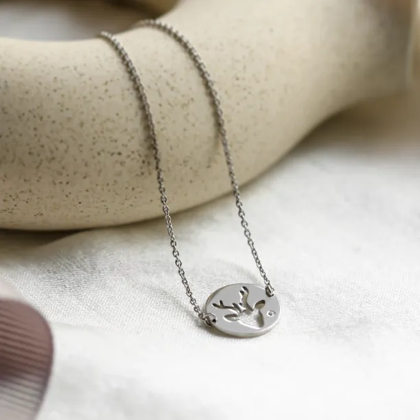 Zlatý náramek s diamantem ve tvaru jelena JILL Image