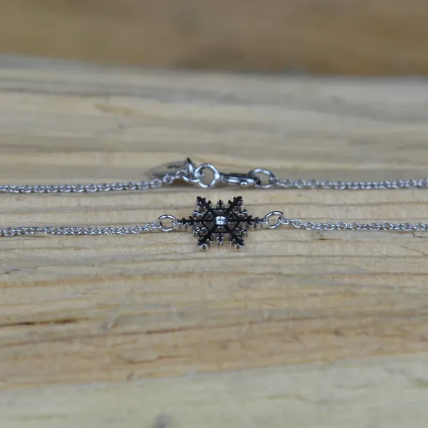 Stříbrný náramek s diamantem CORA Image