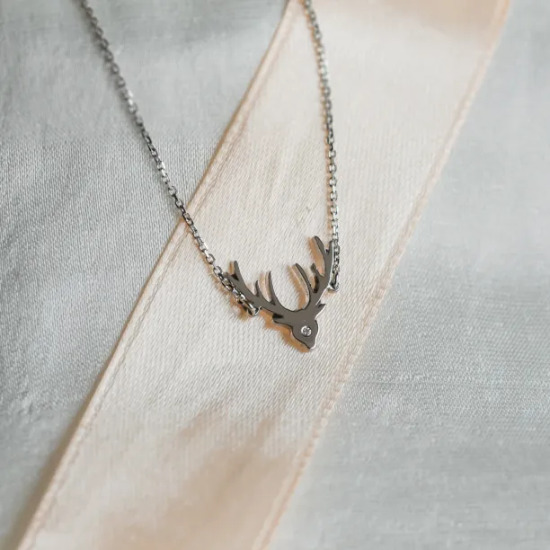 Zlatý náramek s motivem jelena a diamantem ELLEN Image