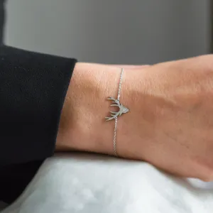 Zlatý náramek s motivem jelena a diamantem ELLEN Thumbnail