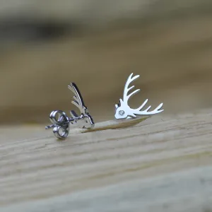 Stylové stříbrné náušnice s diamanty LOIS Thumbnail