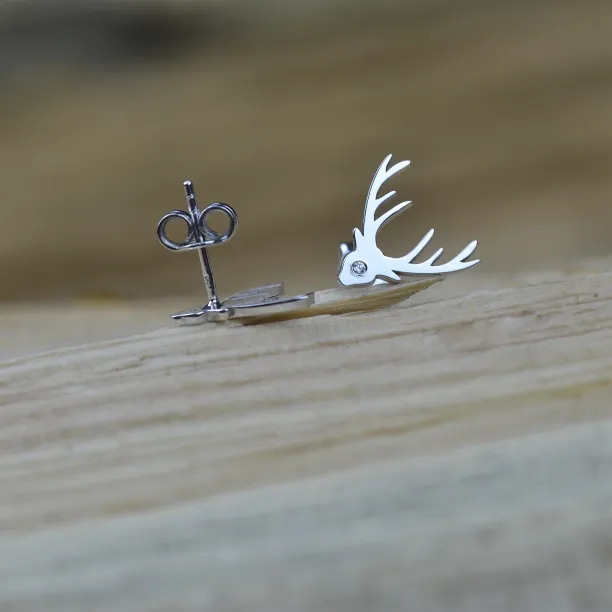 Stylové stříbrné náušnice s diamanty LOIS Image