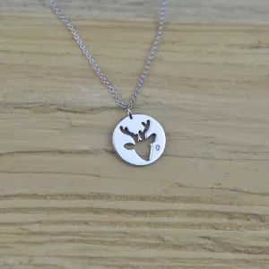 Stylový stříbrný přívěsek s diamantem ANN Thumbnail