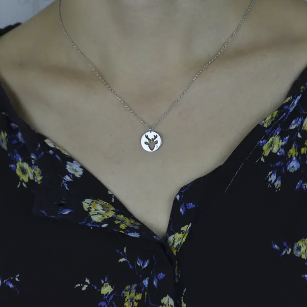 Stylový stříbrný přívěsek s diamantem ANN Image