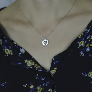 Stylový stříbrný přívěsek s diamantem ANN Thumbnail