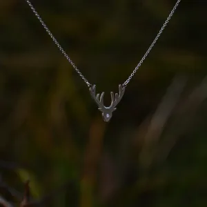 Stříbrný náhrdelník ELIANA s diamantem Thumbnail