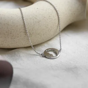 Zlatý náramek ve tvaru dětské stopy ZOE s diamantem Thumbnail