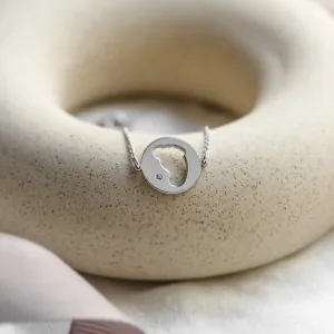 Zlatý náramek ve tvaru dětské stopy ZOE s diamantem Thumbnail