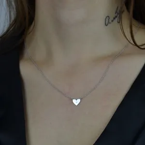 Diamond necklace in the shape of the heart LILLIAN Thumbnail