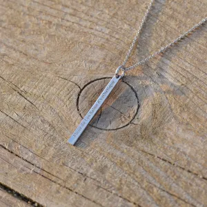 Zlatý minimalistický náhrdelník s možností gravíru ODDA Thumbnail