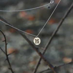 Přívesek se zašifrovaným QR-kódem + rytí na protější straně EVA Thumbnail