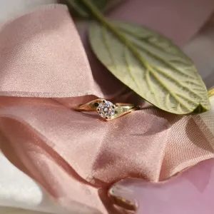 Zásnubní prsten s moissanitem 0.5ct JURE  Thumbnail