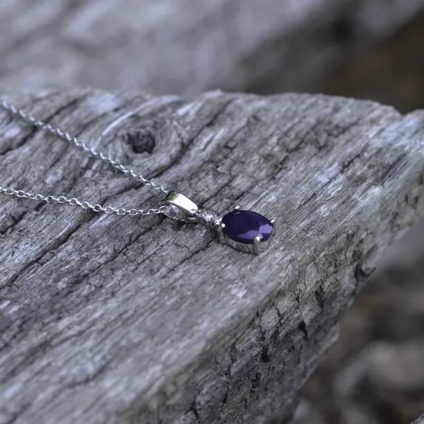 Elegantní safírový přívěsek KELI Image