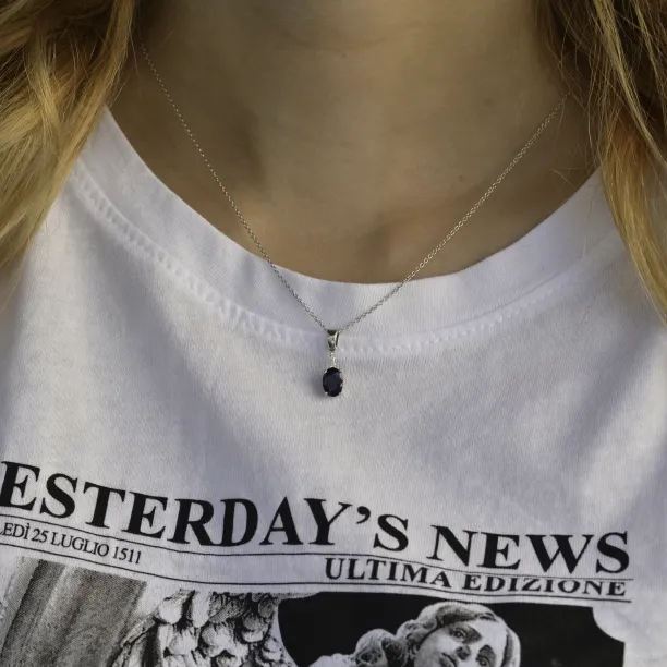 Elegantní safírový přívěsek KELI Image