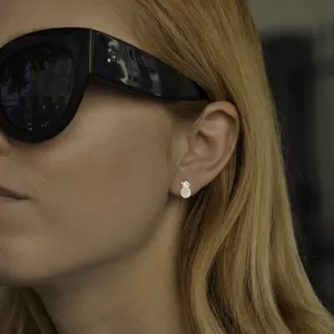 KATO ovocné tvary autentické stříbrné diamantové náušnice Thumbnail