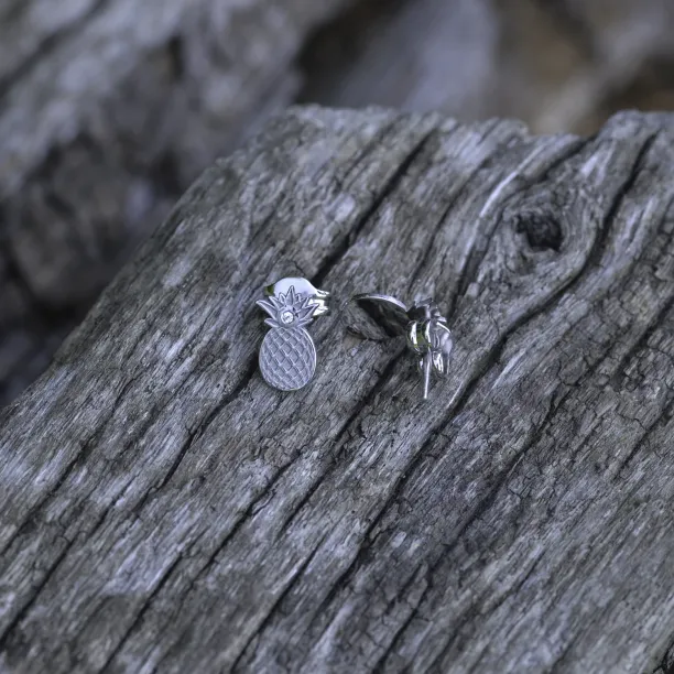 KATO ovocné tvary autentické stříbrné diamantové náušnice Image