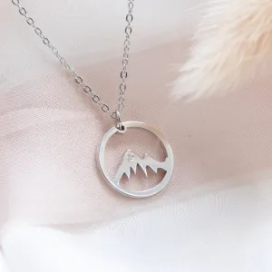 Stříbrný přívěsek s diamantem pro horské nadšence MUNI Thumbnail