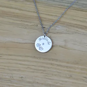 MORI stříbrný přívěsek se stopami psů Thumbnail