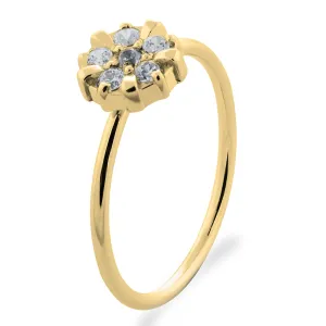GRAC gold diamond flower shape ring Thumbnail