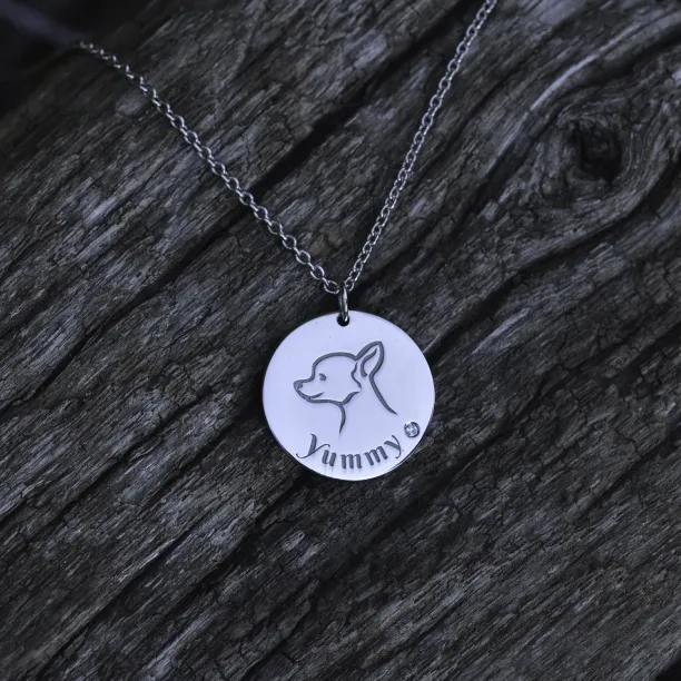 YUM zlatá Diamantová přívěska pro milovníky zvířat Image